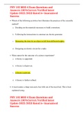 PHY 102 MOD 4 Exam Questions and Answers 100&percnt;Correct&sol;Verified latest Update 2022&sol;2023 Rated A&plus; Guaranteed Success 