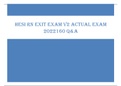 HESI RN EXIT EXAM V2 ACTUAL