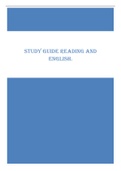 Study Guide Reading and English&period;