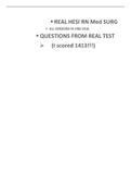 HESI RN MED-SURG EXAM REAL TESTED QUESTIONS-MERGED ALL VERSIONS FOR PACKAGE DEAL!GOODLUCK MATE!!!