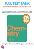 Chemistry 2nd Edition Flowers Test Bank