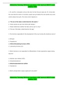 Obstetrics Nursing 100 items questions with Answers BEST exam solution 2022