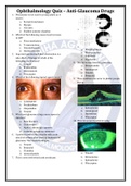 Ophtha Quiz _Anti-Glaucoma Drugs.