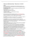 Hoorcollege aantekeningen Persoonlijkheidspsychologie 2022-2023 (550006-B-5)