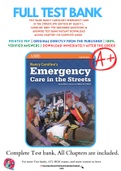 TEST BANK NANCY CAROLINE’S EMERGENCY CARE IN THE STREETS 8TH EDITION BY NANCY L. CAROLINE ISBN- 978-1284104882 Questions & Answers Test Bank Instant Download Access Chapter 1-53 Complete Guide .