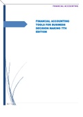 FINANCIAL ACCOUNTING TOOLS FOR BUSINESS DECISION MAKING 7TH EDITION