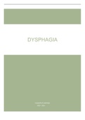 Samenvatting dysphagia