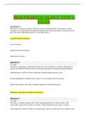 NURS 170 HESI PHARMACOLOGY EXAM 4&lpar;GALEN UNIVERSITY&rpar;&comma;COMPLETE GUIDE TEST&period;