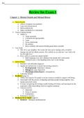  NURSING NUR 256 Review for Exam 1 to 4 LATEST UPDATE&sol;Final Exam worksheet 256&colon;