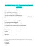 Gould's Chapter 19 - Reproductive System  Disorders
