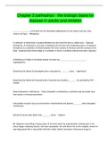 Chapter 2 pathophys - the biologic basis for  disease in adults and children