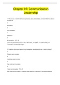 Chapter 07&colon; Communication  Leadership