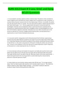 NURS 3312 Exam &num; 3 Loss&comma; Grief&comma; and Dying  NCLEX Questions