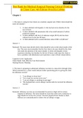 Test Bank for Medical-Surgical Nursing Critical Thinking in Client Care&comma; 4th Edition Priscilla LeMon Course MED SURG 250 Institution MED SURG 250 Test Bank for Medical-Surgical Nursing Critical Thinking in Client Care&comma; 4th Edition Priscilla LeMon