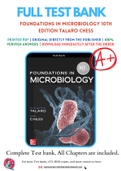 Foundations in Microbiology 10th Edition Talaro, Chess Test Bank
