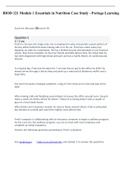 BIOD 121 Module 1 Essentials in Nutrition Case Study - Portage Learning