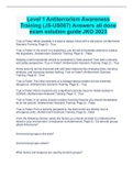 Level 1 Antiterrorism Awareness Training &lpar;JS-US007&rpar; Answers all done exam solution guide JKO SERE 2023
