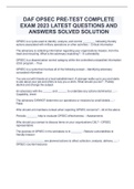 DAF OPSEC PRE-TEST COMPLETE EXAM 2023 LATEST QUESTIONS AND ANSWERS SOLVED SOLUTION