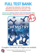 Test Bank For Chemistry: Structure and Properties 2nd Edition By Nivaldo J. Tro 9780134293936 Chapter 1-22 Complete Guide .