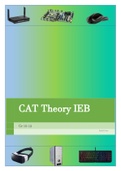 CAT Theory Summary with terms and acronyms IEB Gr 10-12