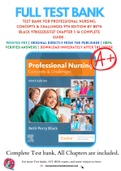 Test Bank For Professional Nursing: Concepts & Challenges 9th Edition By Beth Black 9780323551137 Chapter 1-16 Complete Guide .