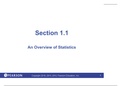 An overview on statistics