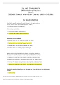 My Lab Foundations Skills Writing Mastery Check 2022AUG Critical Information Literacy &lpar;SOS-110-OL008&rpar;