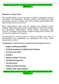 Updated study guide on CHILD CARE AND CHILD PSYCHOLOGY MODULE &ndash; 3