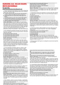 NURSING 216 -NCLEX EXAMS WITH RATIONALE