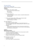 Alle hoorcolleges met extra aantekingen voor het vak Neuropsychologie (7012K2002Y)