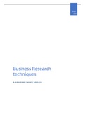 Samenvatting  Business Research Techniques (320087-B-6)