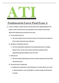 ATI Bowel Elimination Lecture Outline