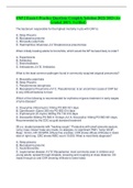 FNP 2 Exam 1 Practice Questions Complete Solution 2022&sol; 2023 &lpar;A&plus; Graded 100&percnt; Verified&rpar;