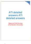 ATI detailed answers (150 questions with detailed correct answers) 2023/2024