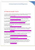 ATI Mental Health Test B LATEST