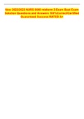 New 2022&sol;2023 NURS 6640 midterm 3 Exam Beat Exam Solution Questions and Answers 100&percnt;Correct&sol;Certified Guaranteed Success RATED A&plus;
