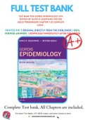 Test Bank For Gordis Epidemiology 6th Edition By David D Celentano&semi; Moyses Szklo 9780323552295 Chapter 1-20 Complete Guide &period;
