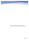 Samenvatting psychodiagnostiek 2 