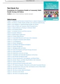 Test Bank For Foundations for Population Health in Community Public Health Nursing 5th Edition