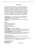 Individuals and Collectives - full course  notes for endterm exam
