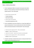ATI FUNDAMENTAL OF NURSING PRACTICE EXAM QUESTIONS WITH ANSWERS 2022