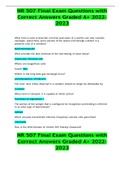 NR 507 Final Exam Questions with Correct Answers Graded A&plus; 2022- 2023