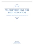 ATI COMPREHENSIVE EXIT EXAM STUDY GUIDE Medical Surgical Nursing II (California State University Los Angeles)