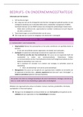 Samenvatting van bedrijfs-en ondernemingsstrategie - resultaat: 16/20