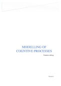 Modeling of cognitive processes