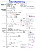 Midterm formules - Samenvatting  Statistics (350931-B-6)