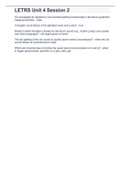 LETRS Unit 4 Session 2