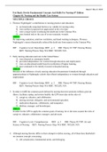 TEST BANK &mdash; Fundamental Concepts and Skills for Nursing&comma; 6th Edition &mdash; Patricia A&period; Williams
