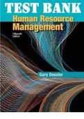TEST BANK for Human Resources Management in Canada 15th Edition, 2023. by Gary Dessler; Nita Chhinzer 9780137291847, 0137291841.All 17 Chapters. 371 Pages