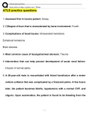 ATLS practice &lpar;20222023&rpar; Questions With All the Correct Answers
